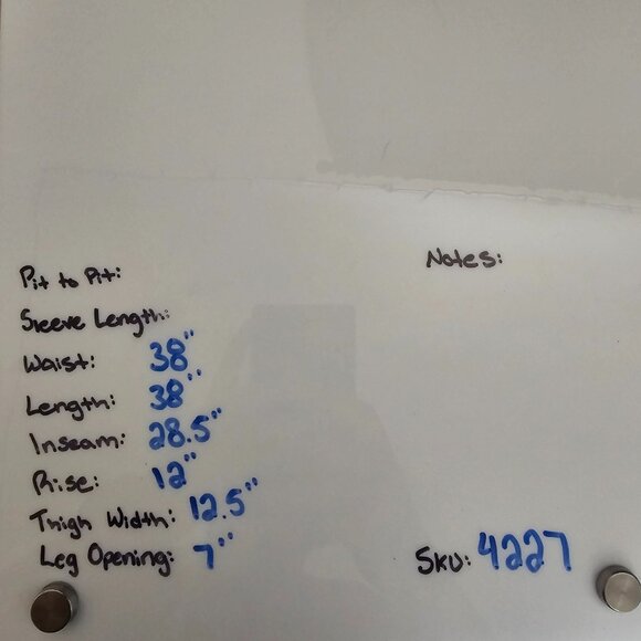 NWT Terra & Sky Cargo Jeans Womens 16W Blue High Rise Straight Leg Denim Stretch - Picture 8 of 12